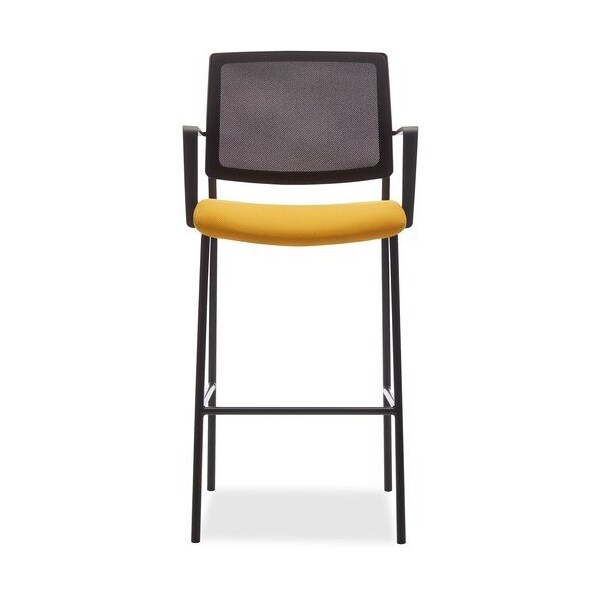 United Chair Co Stool, w/Arms, MeshBack, 22-1/4inx23inx45in, Exact UNCF2HECQA07 - main